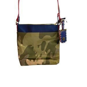 Tommy Hilfiger Julia Camo Crossbody Bag - Olive Green
